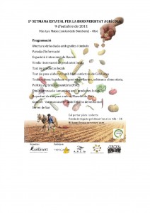 Setmana biodiversitat cultivada Olot-Girona 2011